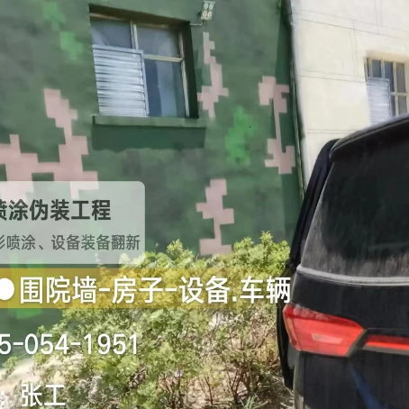 鄂尔多斯数码迷彩漆施工